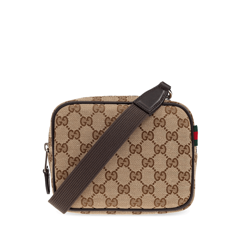 GUCCI Mini Jumbo GG Canvas Crossbody Shoulder Bag for Men 834268