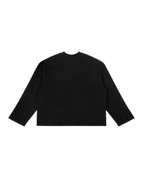 Entire Studios Long Sleeve Sweatshirt Top for Women ESSS26TT02012 0015 BLACK DOM
