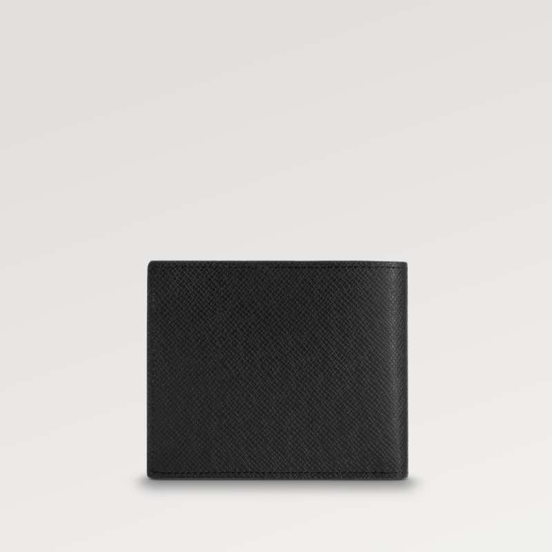 Louis Vuitton Amerigo Wallet Men’s Bifold Wallet Black Leather