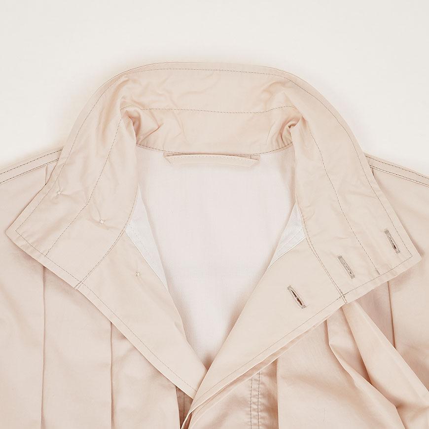 Lemaire Women’s Soft Pleated Blouson Jacket White