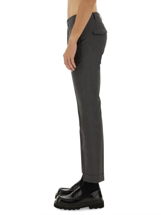 PT TORINO Gray Straight Classic Pants for Men COAFMAZ00 CL1TO770240