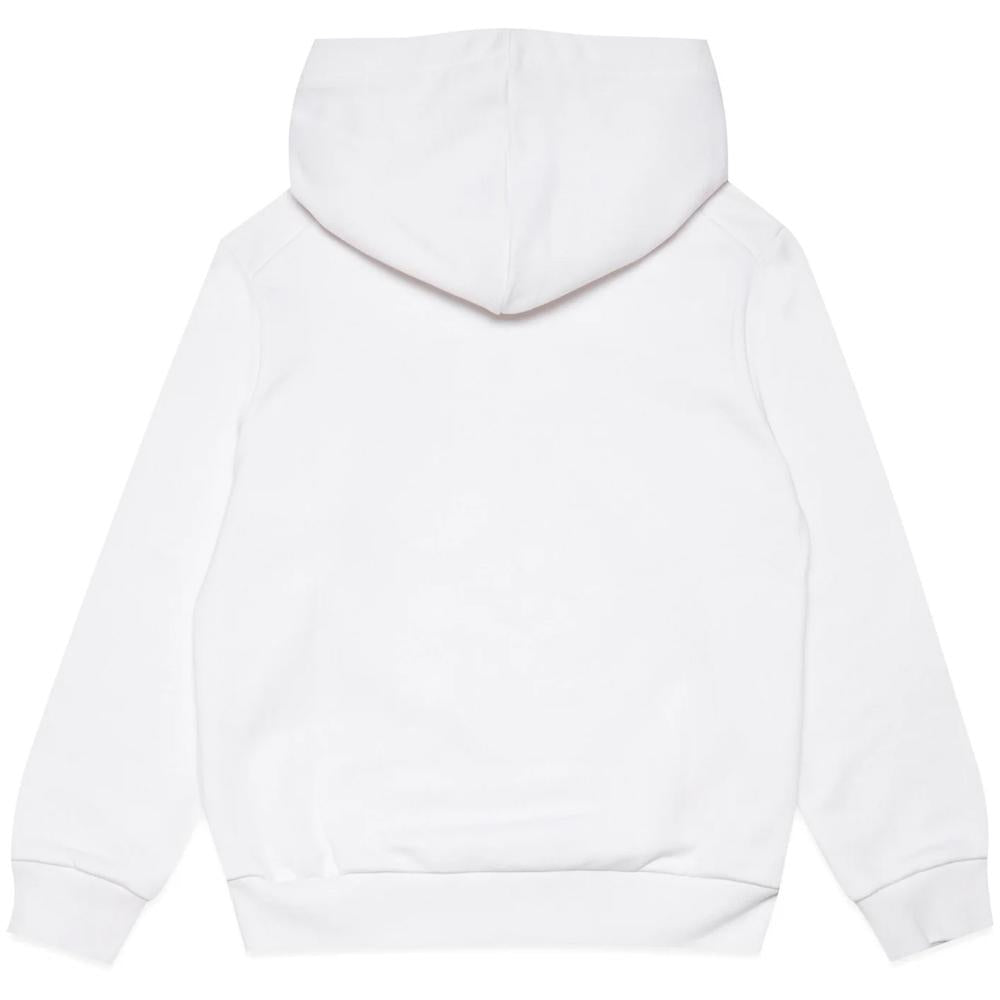 Marni Women’s Kids Print Hoodie Sweatshirt White Cotton