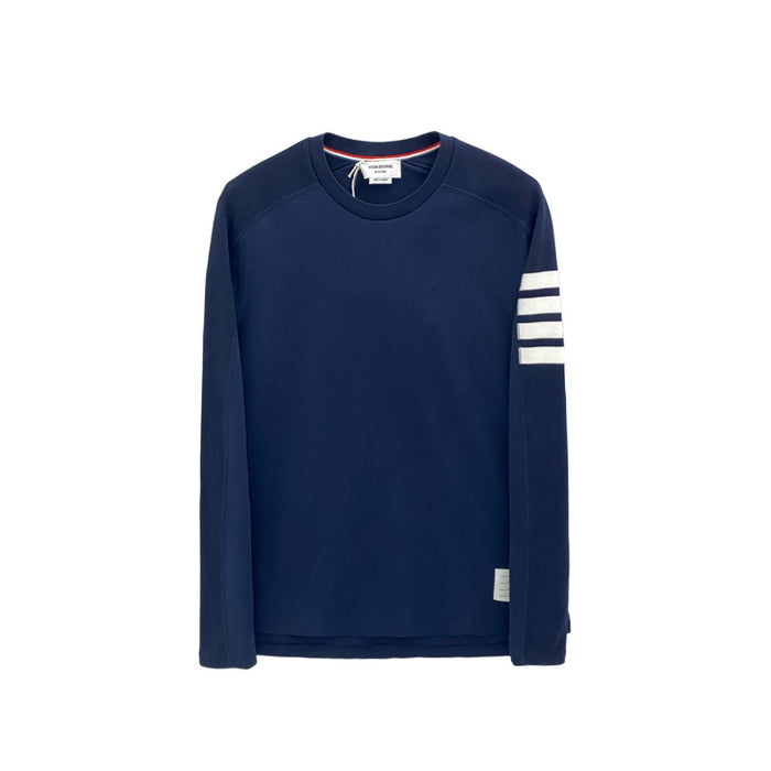 THOM BROWNE Armband Stripe Long-Sleeve T-Shirt MJS245A 415