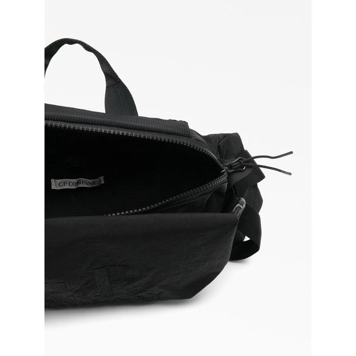 CP Company Plain Paper Touch Belt Bag Black Hip Pack