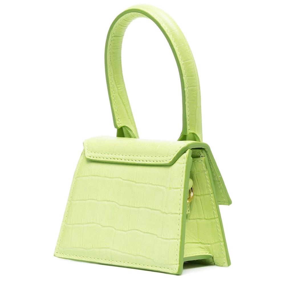 JACQUEMUS Gold Logo Le Chiquito Mini Crossbody Bag