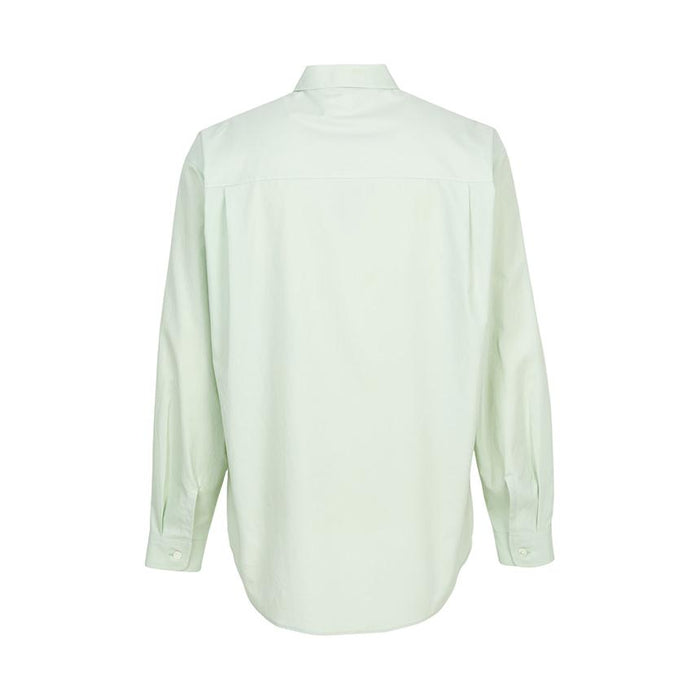 AURALEE Men’s Long Sleeve Shirt A25AS02TN LIGHT KHAKI