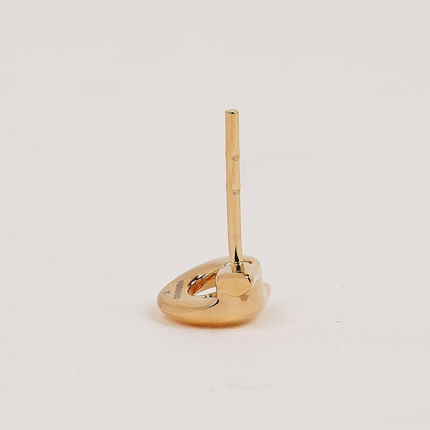Ferragamo Gancini Earrings Gold-Tone Women’s Jewelry