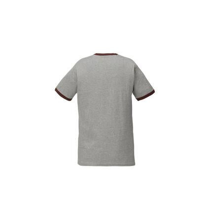 Onitsuka Tiger Men’s Short Sleeve T-Shirt 2183B535 020 HEATHER GREY BURGUNDY DOM