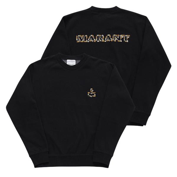 Isabel Marant Micoe Men’s Sweatshirt Crewneck Cotton Black