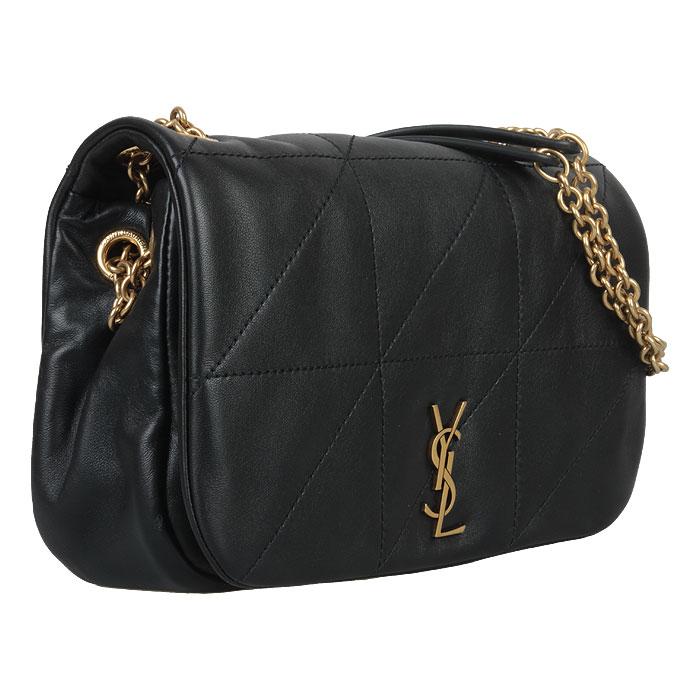 Saint Laurent Jamie 43 Mini Chain Shoulder Bag Lambskin Black