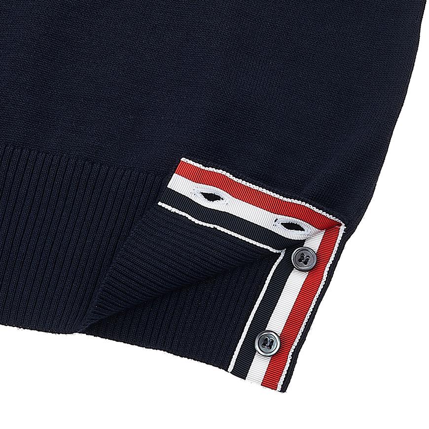 THOM BROWNE Men’s Lobster Wool Crewneck Sweater MKA430B Y1002 415