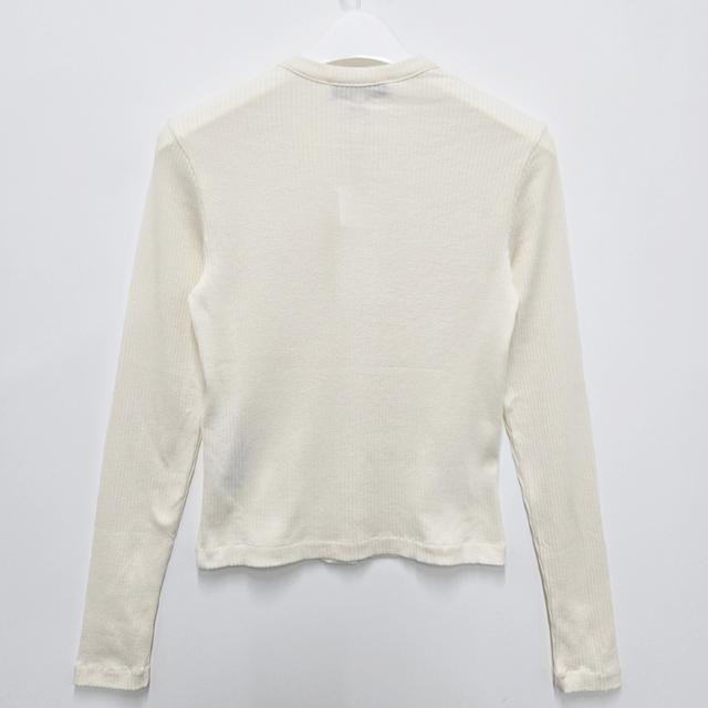 Maison Kitsune Baby Fox Ribbed Cardigan Women’s Navy Knit PW00512 KJ0134 0383
