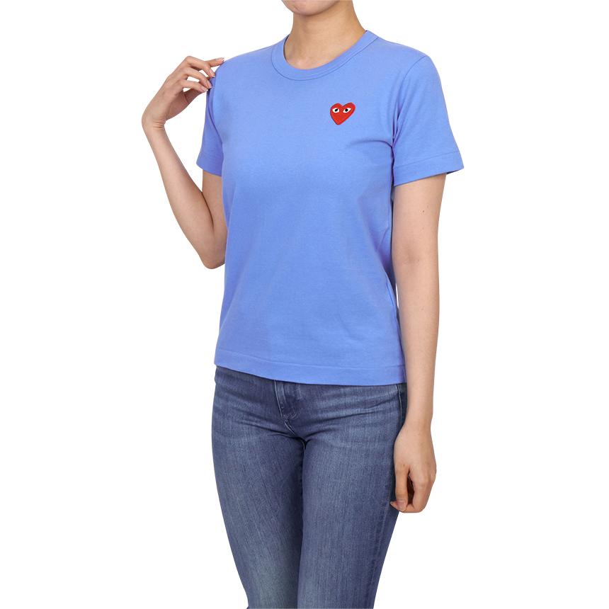 Comme des Garcons Red Heart Patch Short Sleeve T-Shirt Unisex AZ T211 051 1