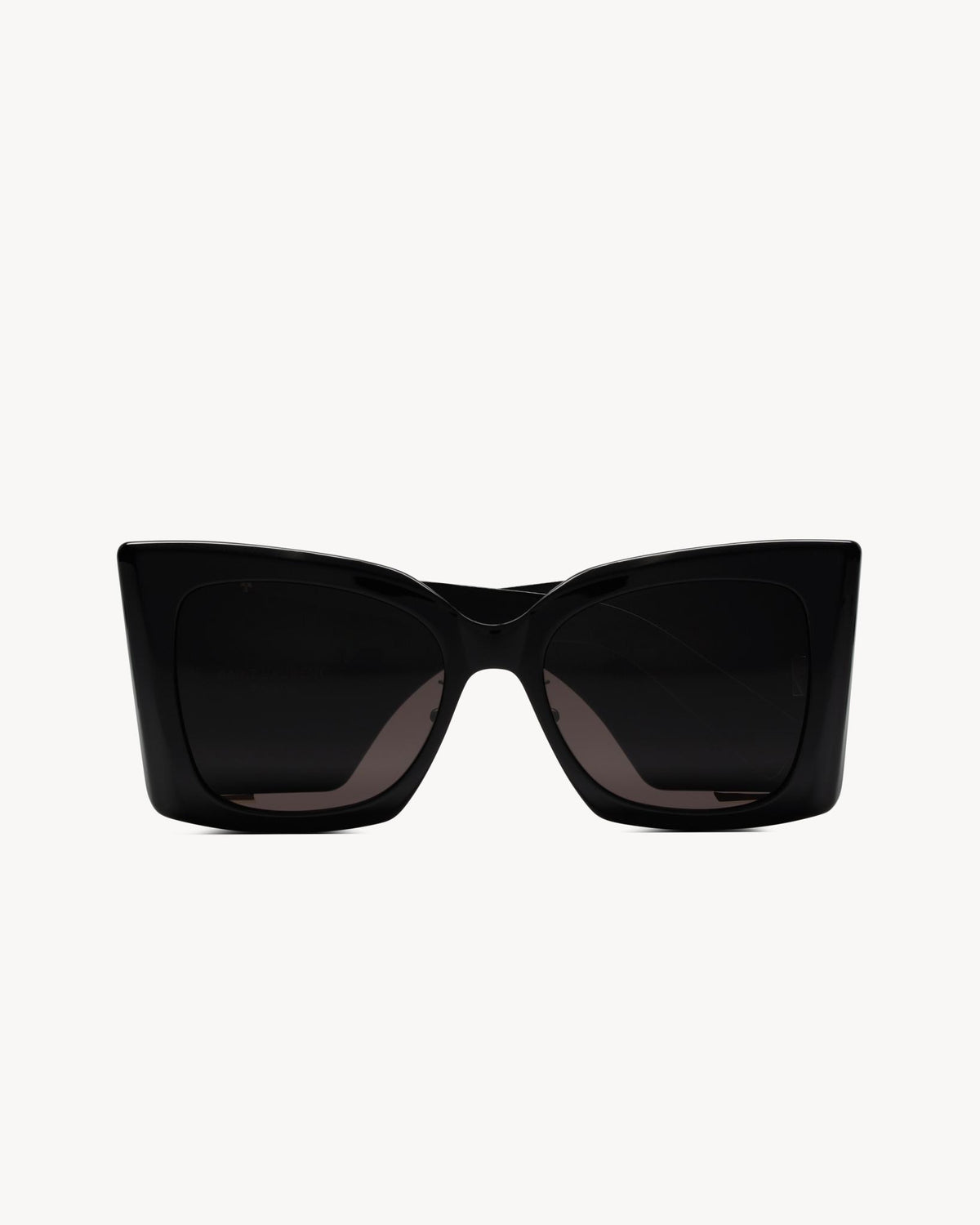 Saint Laurent Black Acetate Square Sunglasses