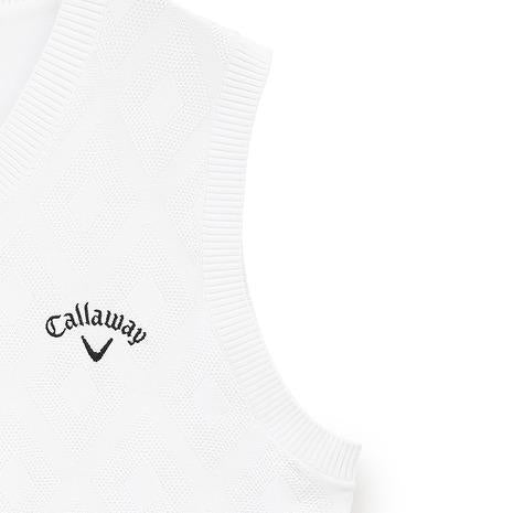 Callaway Men’s Knit Vest C252191001030 WHITE DOM