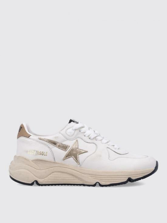 GOLDEN GOOSE Running Sole Laminated Gold Star Low Top Sneakers