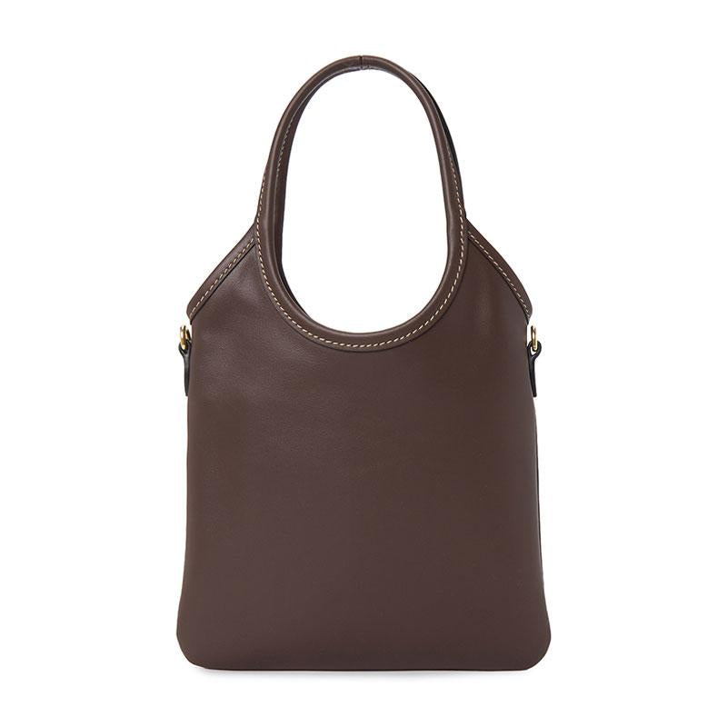 Miu Miu Ivy Leather Mini Handbag Briarwood Tote Bag
