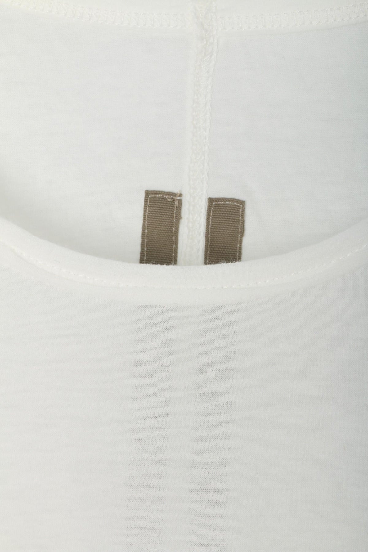 Rick Owens DRKSHDW Level Long Sleeve T-Shirt Milk DU01E3260 BH 11