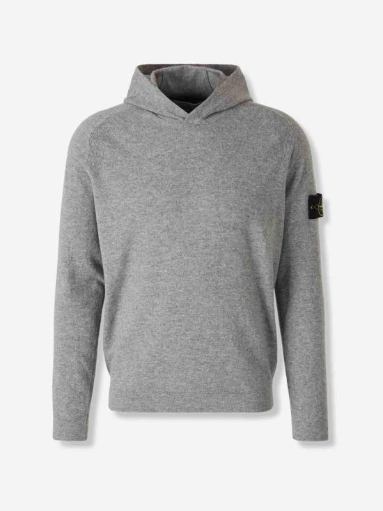 STONE ISLAND Cement Melange Pullover Hoodie Women’s Cot K2S155100015 S00B4 V0M6B