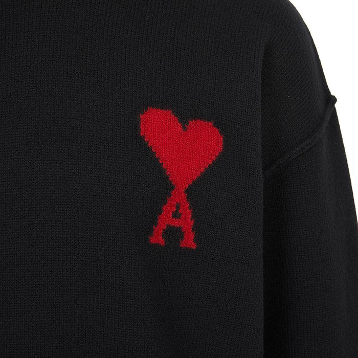 AMI Unisex Turtleneck Knit Sweater UKS839 018 009