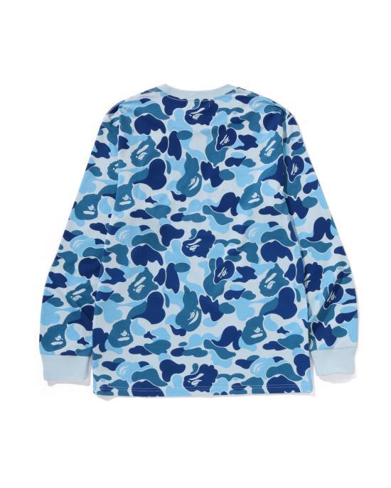BAPE Blue Long Sleeve Sweatshirt 0ZXLTM006111 PBLX