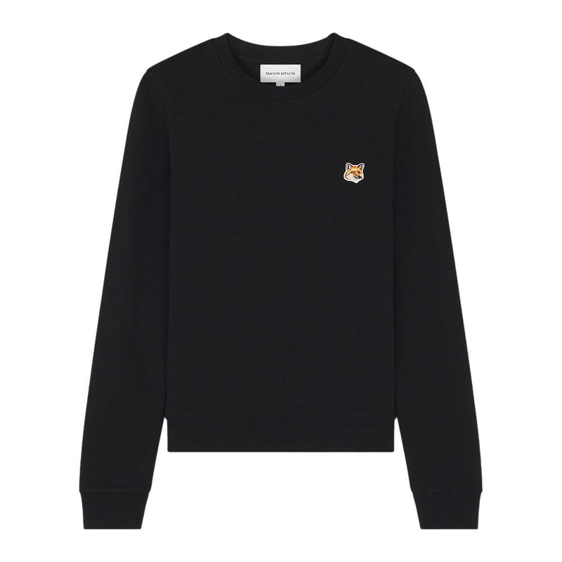 Maison Kitsune Fox Head Women’s Sweatshirt Black Navy Gray LW00302KM0001