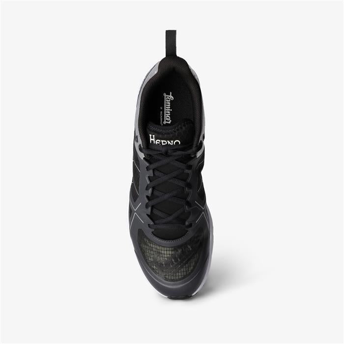 Herno Lamina x Scarpa Men’s Low-Top Sneakers Black Leather