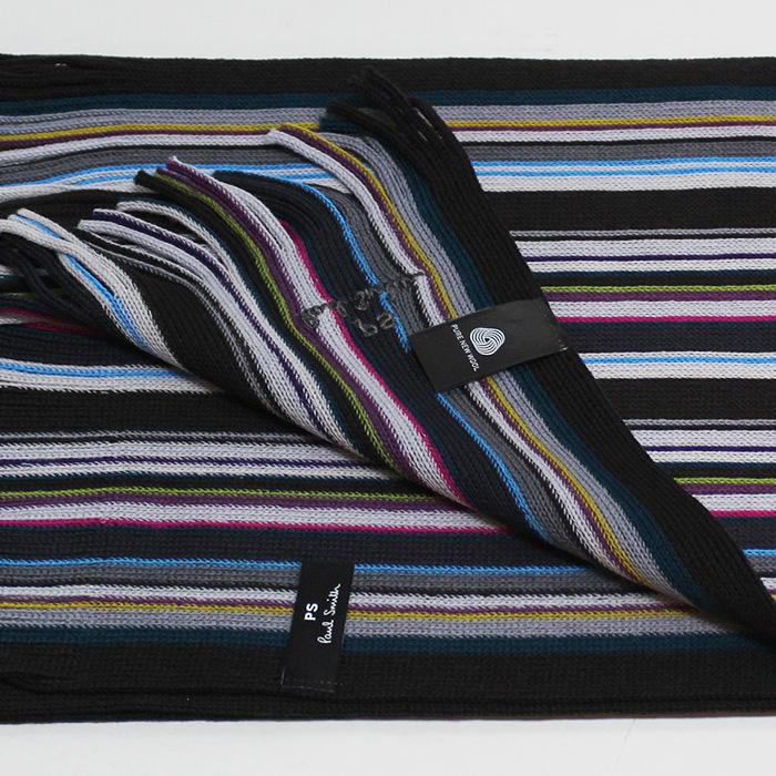 Paul Smith Unisex Wool Scarf M2A 151F N146 76