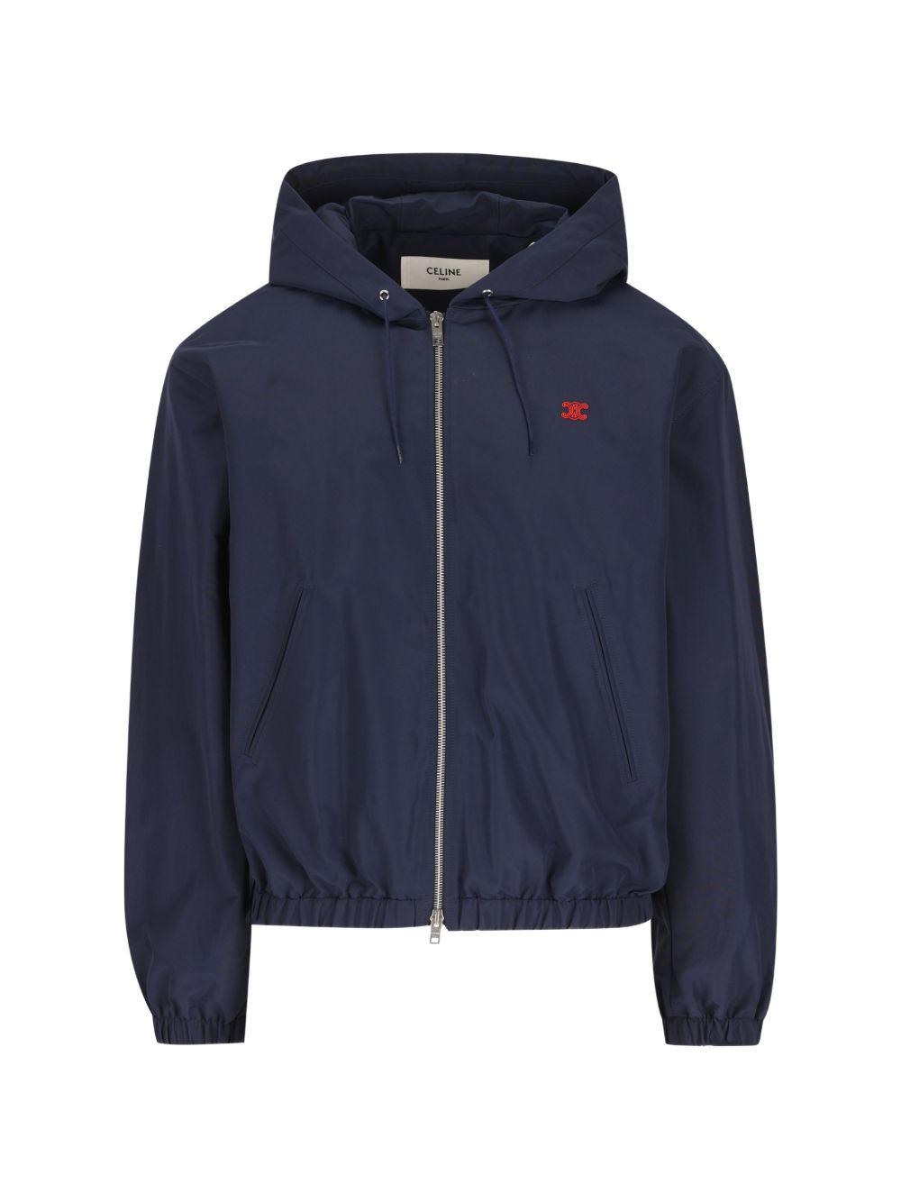 CELINE Casual Jacket Men’s FW26 Navy Zip-Up Jacket