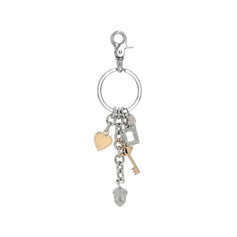 Vivienne Westwood Women’s Keyring Blue Leather Keychain