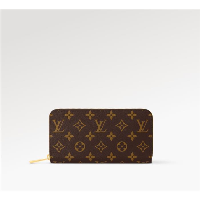 Louis Vuitton Monogram Zippy Long Wallet Coquelicot Red