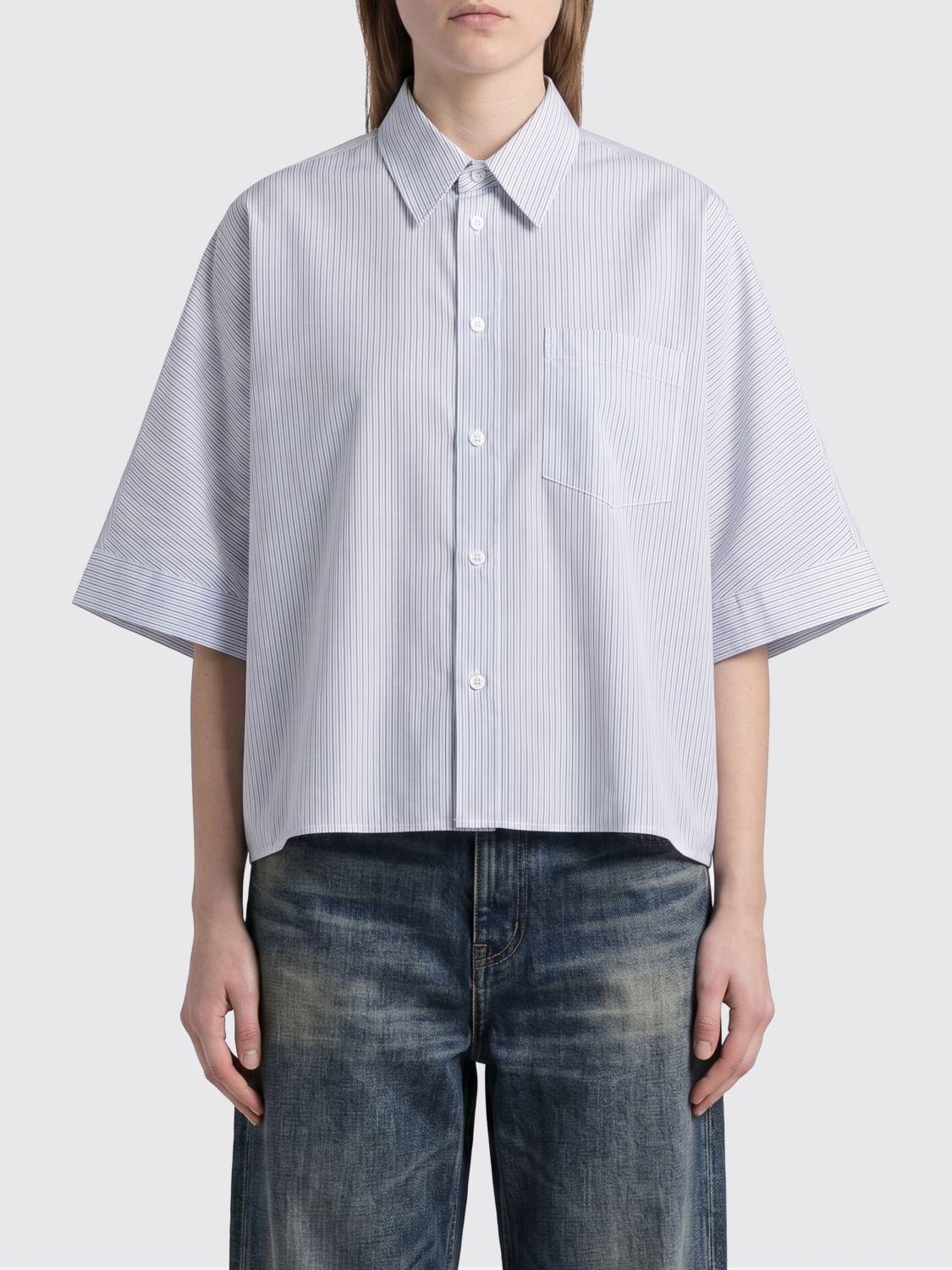 Maison Margiela Short Sleeve Shirt White Cotton Women’s