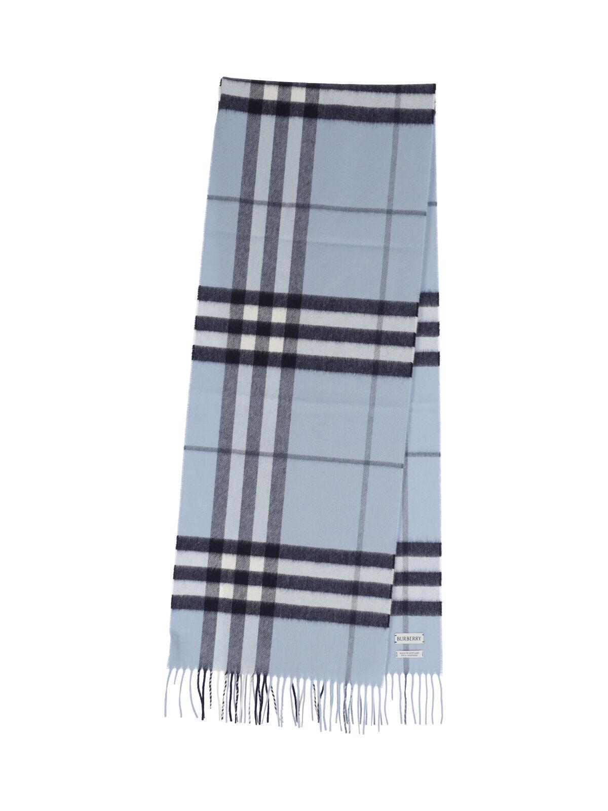 BURBERRY Check Wool Scarf