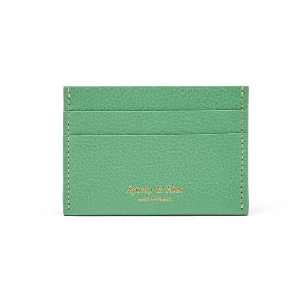 SPORTY&RICH Green Unisex Card Holder Wallet AC743 VE