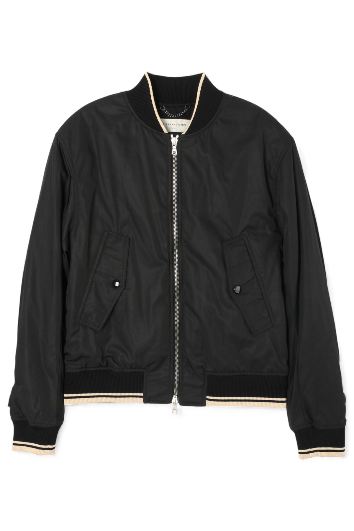 Dries Van Noten Men's Black Bomber Jacket 241 020517 8210 900
