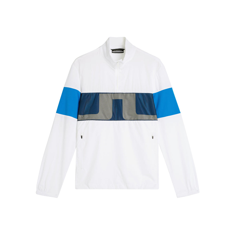 J LINDEBERG White Lightweight Zip Jacket Men’s Jacket