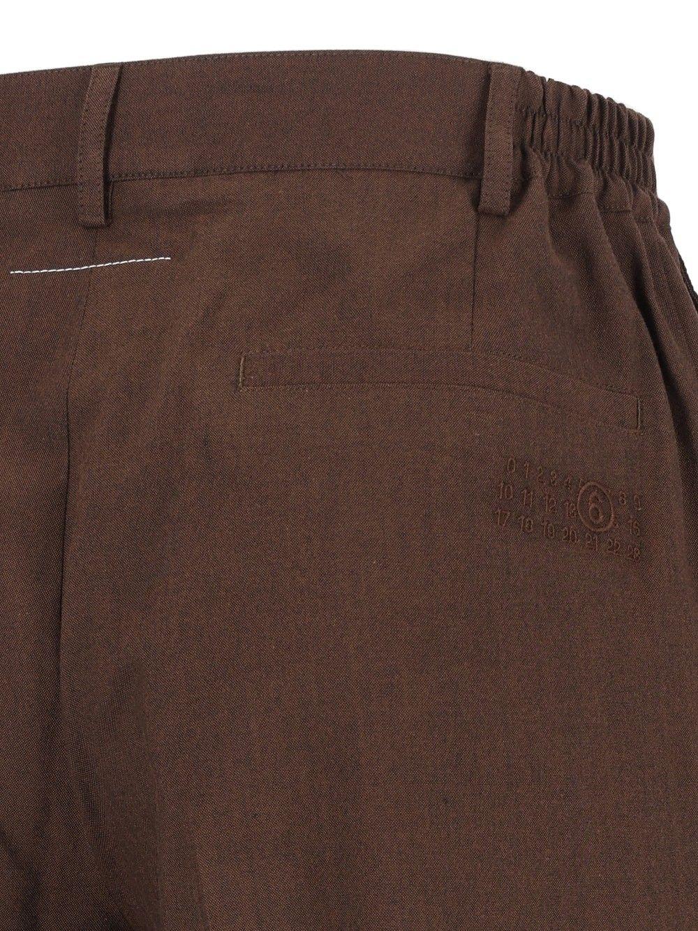 Maison Margiela Black Cotton Trousers Suit Pants for Men