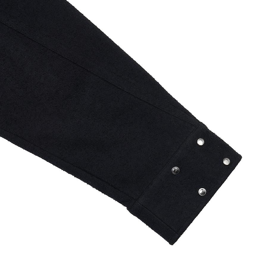 WOOYOUNGMI Cotton Long-Sleeve Pocket Shirt for Men