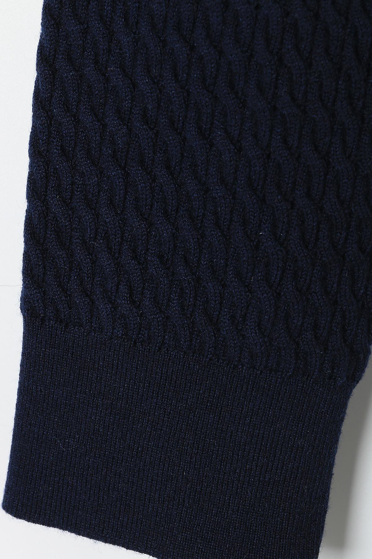 Miu Miu Cashmere Silk Navy Cardigan MMF950 16OO F0008