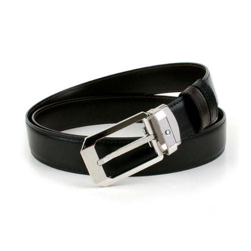Montblanc Polished Stainless Steel Pin Buckle Belt