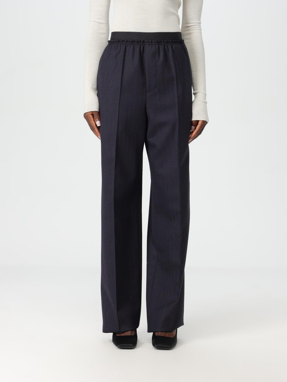 Bottega Veneta Black Wool Classic Dress Pants