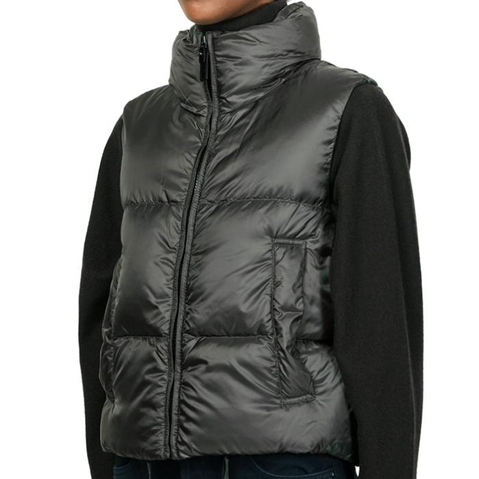 Max Mara Dark Gray Puffer Vest