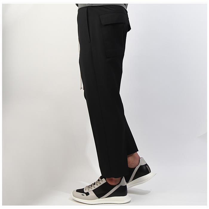 Rick Owens Astaire Cropped Classic Pants Black