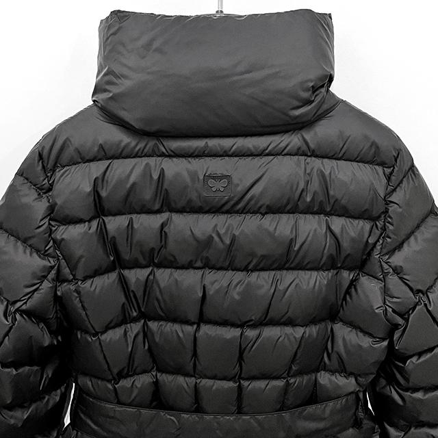 Max Mara Quilted Belted Puffer Jacket Black Women’s