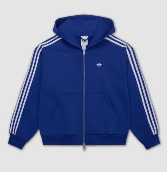 Adidas 3-Stripes Hooded Zip-Up Jacket KC9318 DOM