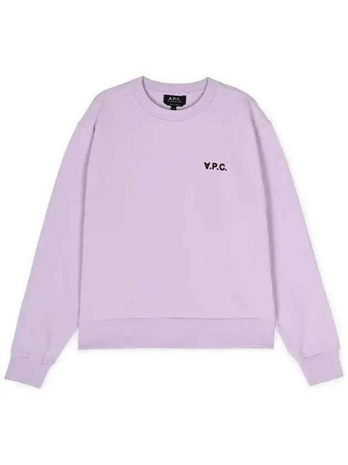 A.P.C. Clint Logo Sweatshirt Men’s Cotton Crewneck Navy