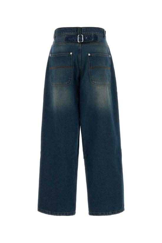 gimaguas Dark Blue Denim Back Trousers Pants