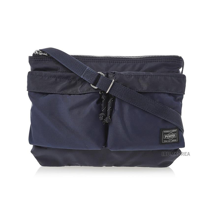 PORTER Force Shoulder Bag Unisex Crossbody Navy Nylon 05458 50