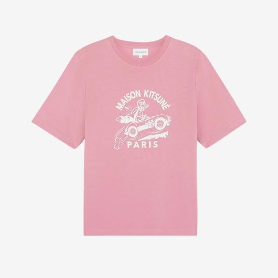 Maison Kitsune Rosebud Cotton Short Sleeve T-Shirt MW00112 KJ0008 P625