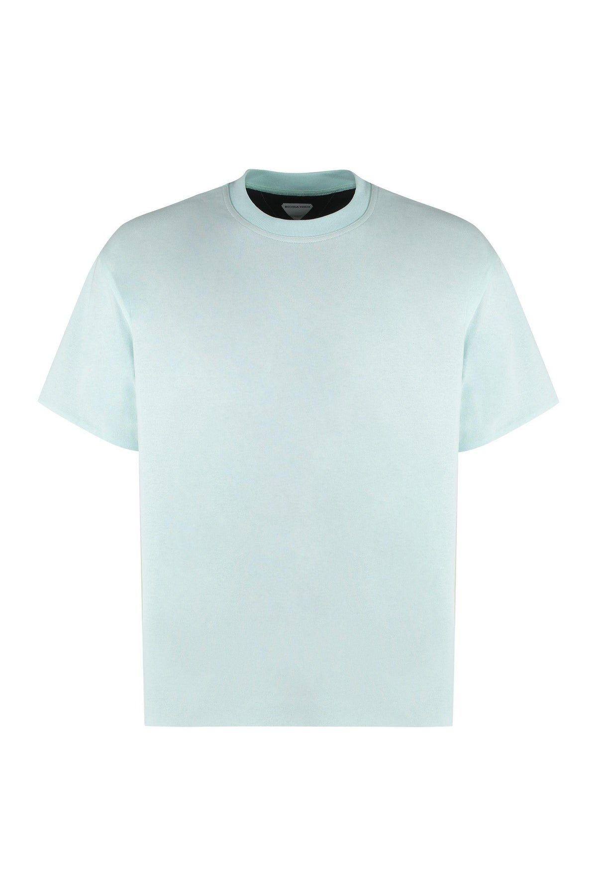Bottega Veneta Blue Cotton Short Sleeve T-Shirt